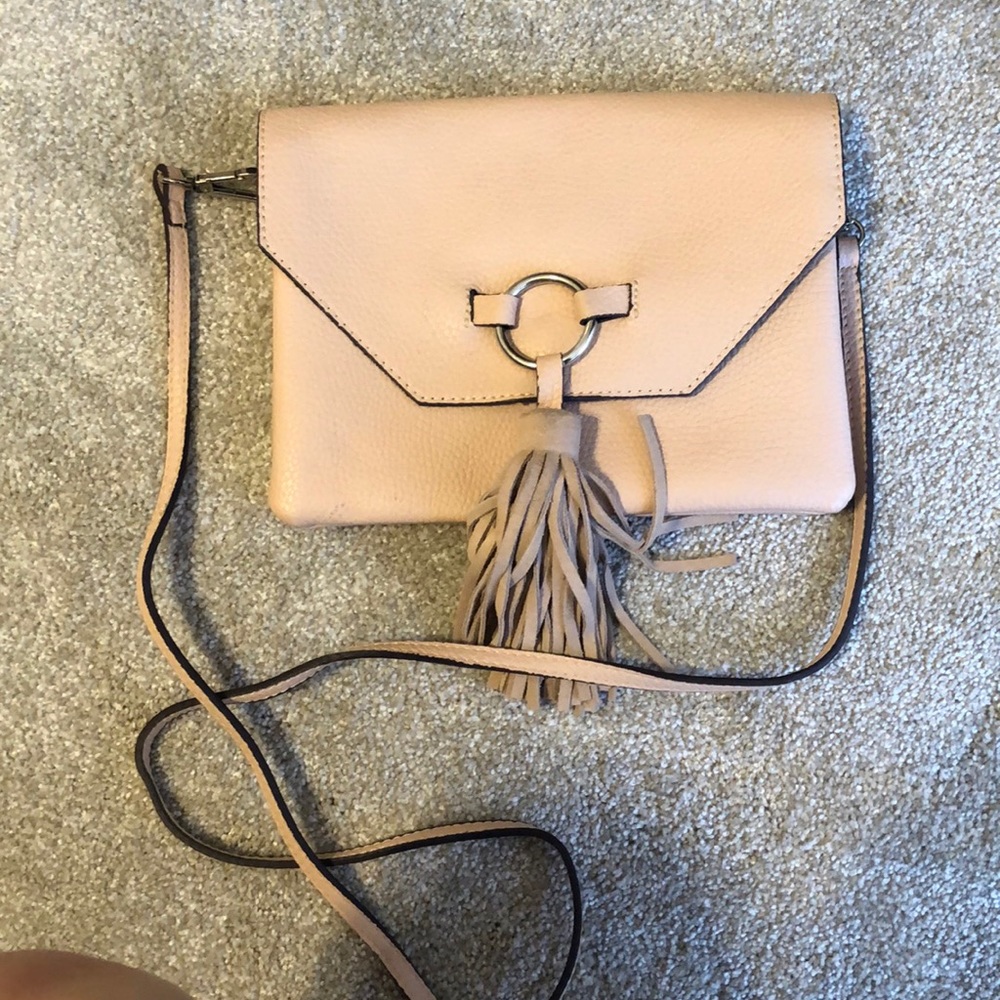 Blush crossbody purse